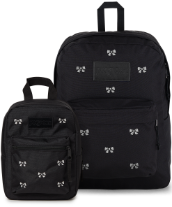 SuperBreak® Plus Embroidered Bows Black Set
